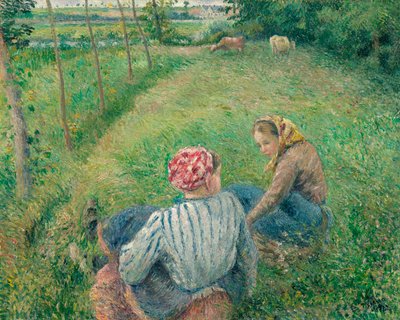 Le giovani contadine da Camille Jacob Pissarro